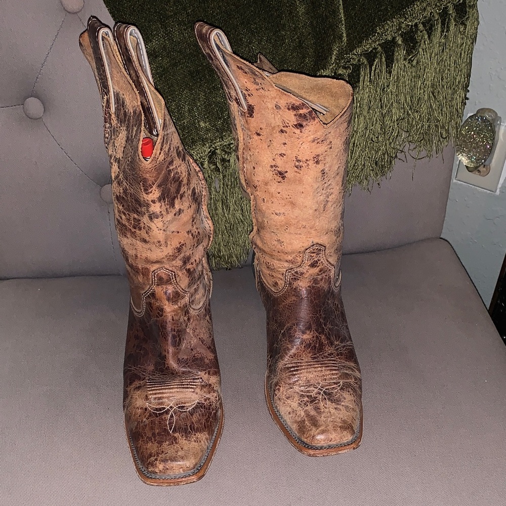 Justin Boots Tan Leather Size 8.5